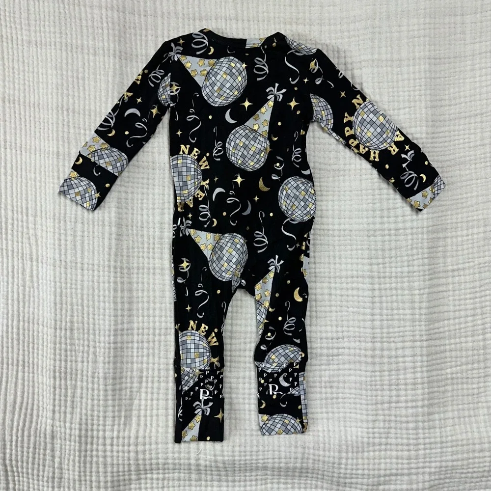 NWT Posh Peanut Convertible One Piece - Midnight Bash New Year's 3-6 month